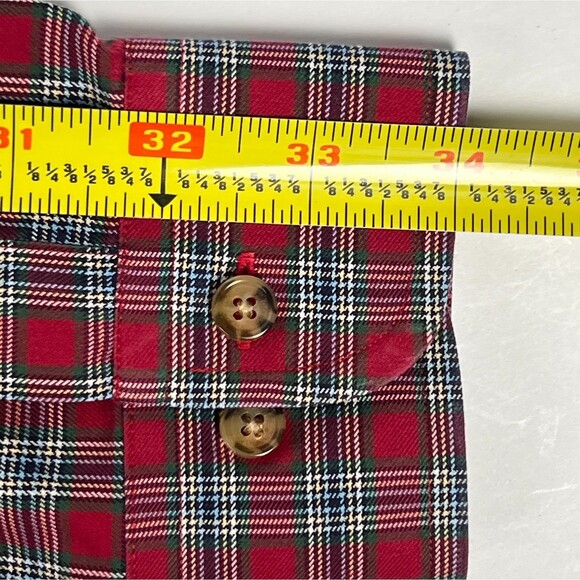Brooks Brothers Casual Shirt Non-Iron Red Plaid Long-Sleeve Button-Down Sz M - Picture 7 of 10